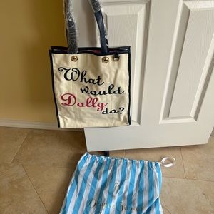 Draper James “What Would Dolly Do” tote bag